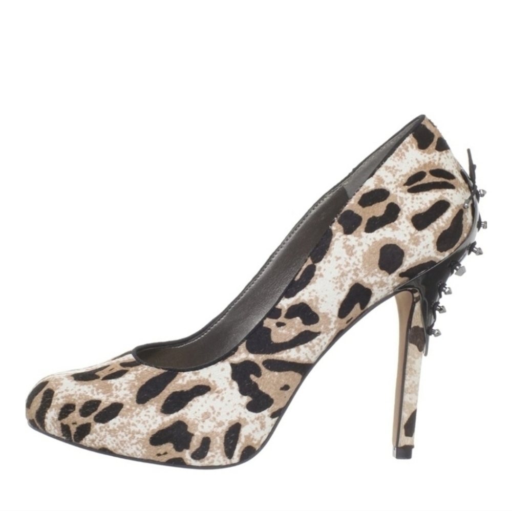 Leopard Print Women's Heels - Picture 3 of 17